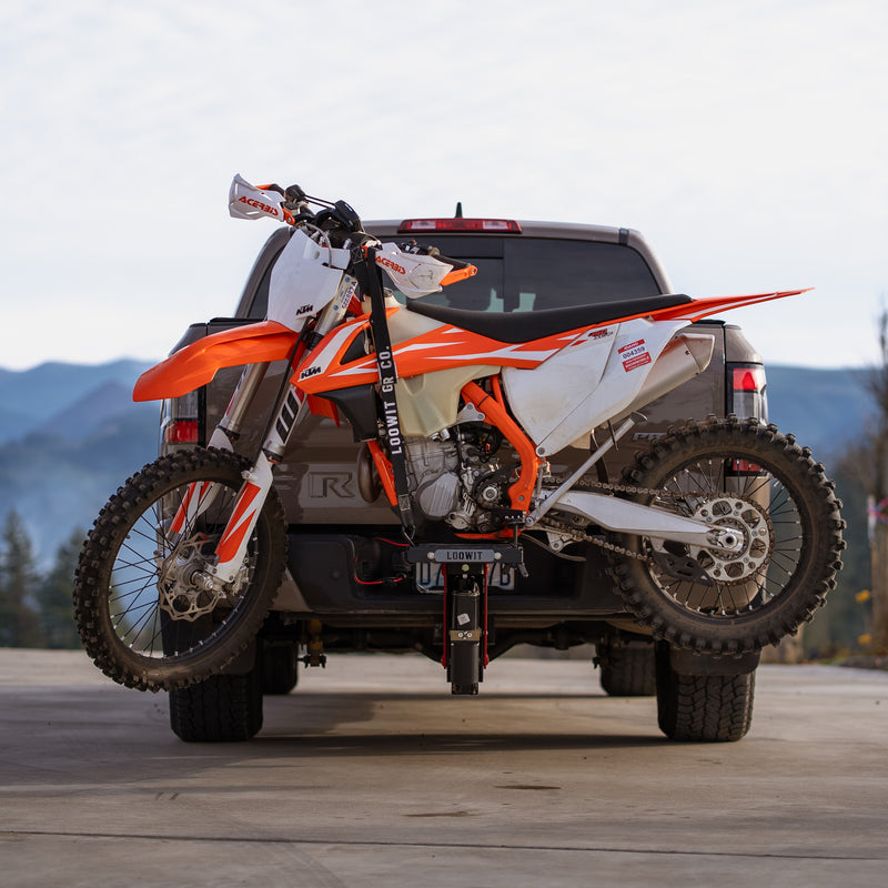 Nissan Frontier with KTM on the Loowit Lift