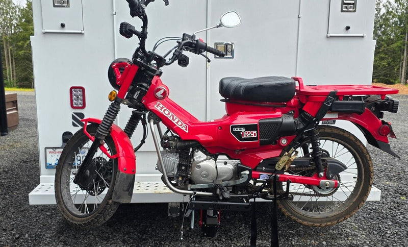 Other with Honda Trail 125 on the Loowit Lift