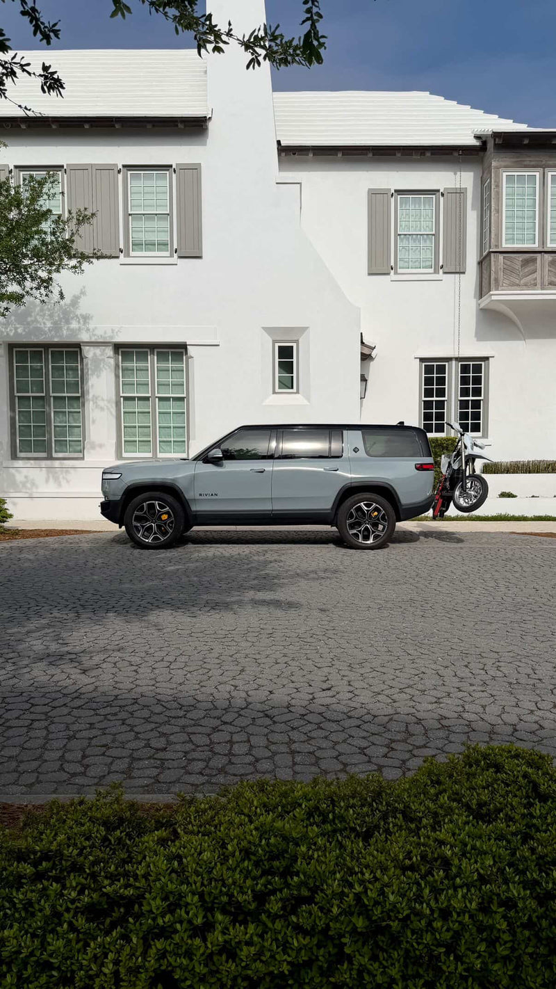 Other Rivian with Electric Stark Varg on the Loowit Lift